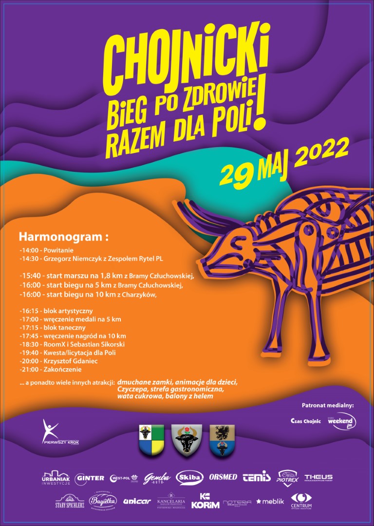 "Chojnicki Bieg po Zdrowie - Razem dla Poli!". To wydarzenie organizowane z myślą o 5-letniej dziewczynki z Chojnic (ROZMOWA)