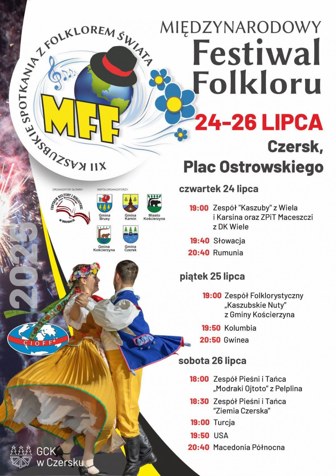 W regionie rusza Międzynarodowy Festiwal Folkloru. Pierwszego dnia zespoły Kaszubskie i światowe zaprezentują się w Wielu (ROZMOWA)