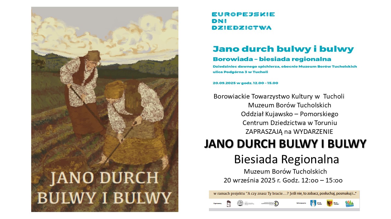 "Jano durch bulwy i bulwy" - w sobotę (20.09) w Tucholi podczas biesiady borowiackiej królował będzie ziemniak (ROZMOWA)