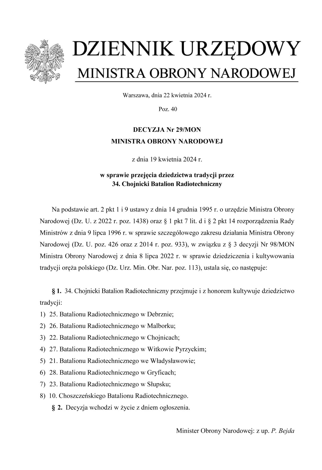 Opowiem ci historię, odcinek 188. Od ponad 70 lat pilnują nieba nie tylko nad Chojnicami. O 34. Chojnickim Batalionie Radiotechnicznym i jego poprzednikach
