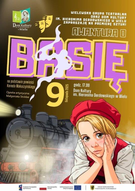 W Wielu, w gminie Karsin odbędzie się jutro (9.11.) premiera spektaklu teatralnego "Awantura o Basię"
