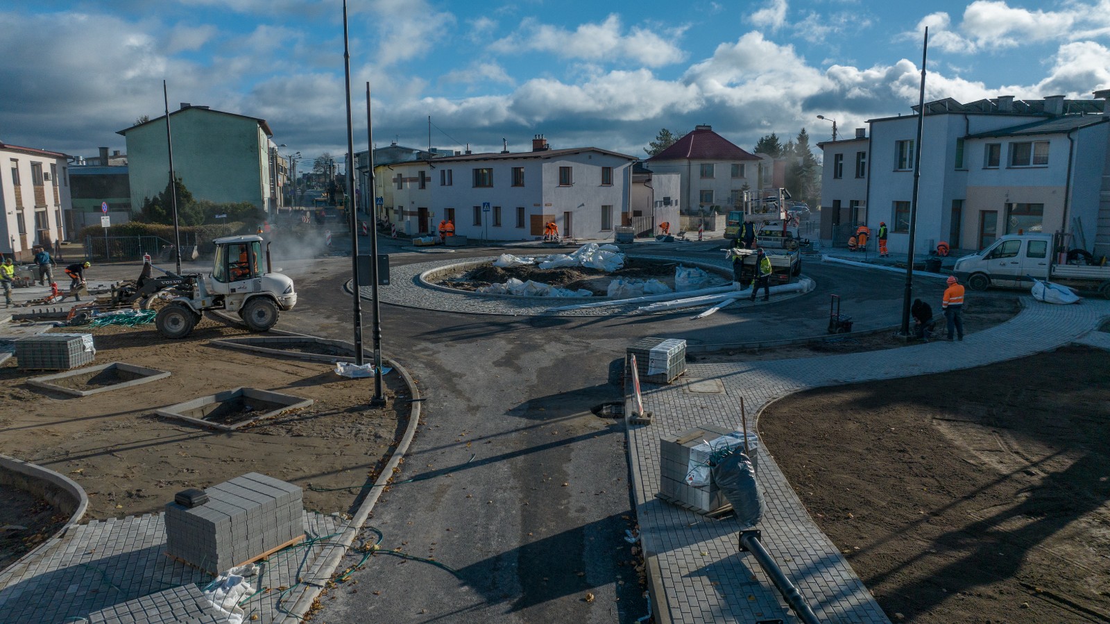 Na ukończeniu jest przebudowa dróg w centrum Brus. Pozostała jedynie kosmetyka, a organizacja ruchu wraca do normy