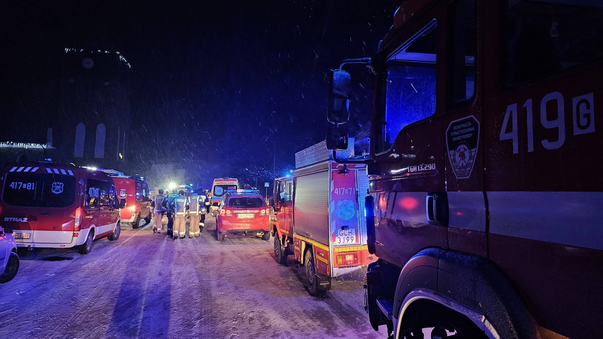 Nocne poszukiwania w Ostrowitem, w gminie Chojnice i w Grzymisławu, w gminie Debrzno. Trzej mężczyźni odnalezieni (FOTO)