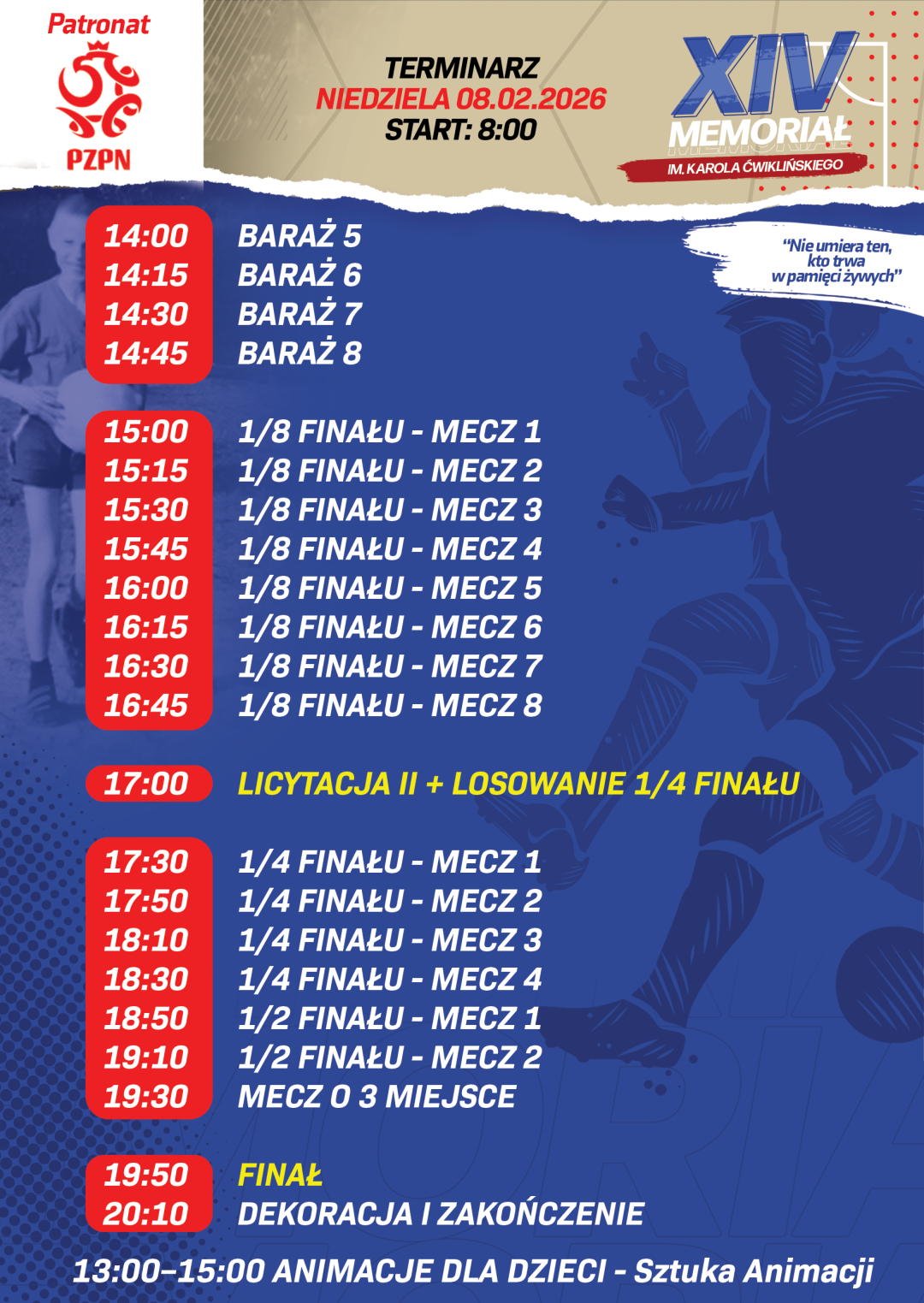 "Piłka była dla niego całym życiem". Ruszyła 14. edycja Memoriału Karola Ćwiklińskiego. Turniej futsalowy w Chojnicach potrwa przez cały weekend