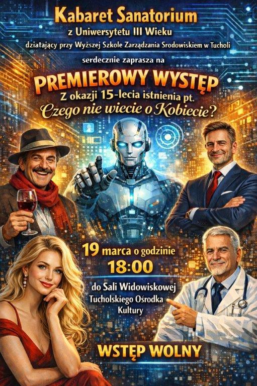 Tucholski kabaret "Sanatorium" wystąpi z nowym programem. To specjalny spektakl na 15-lecie